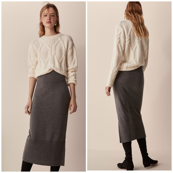 Wool skirt massimo dutti Clearance